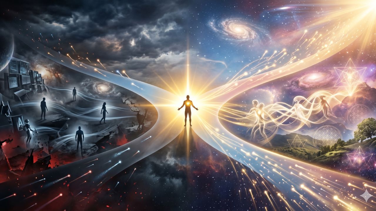 The Choice Point — Two Timelines